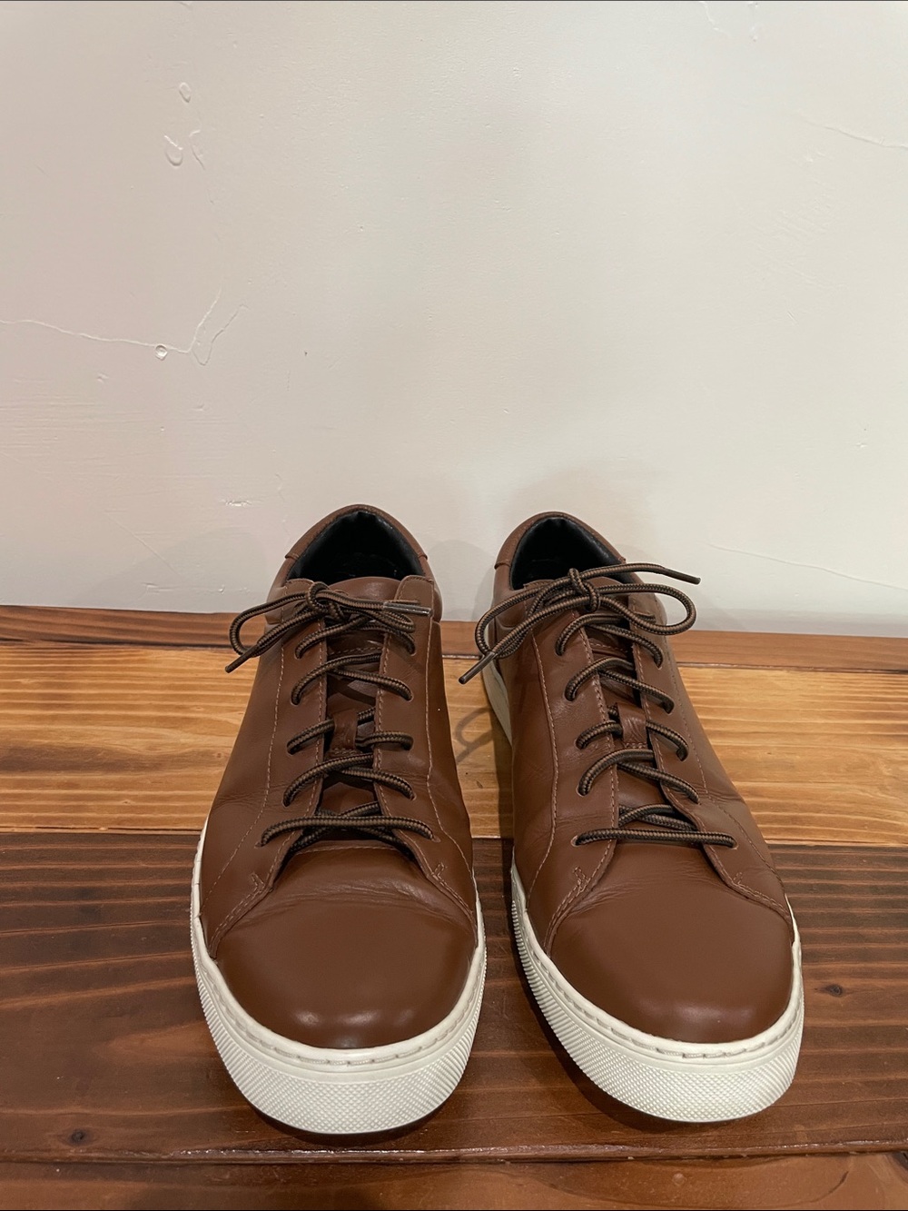 Coach Men’s Brown Leather Sneakers Size 11.5